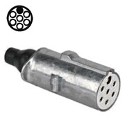 6 FEMALE POLES + 1 MALE POLE ALUMINUM SOCKET