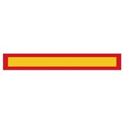 PLACA VEHICULO LARGO 1.140X200MM