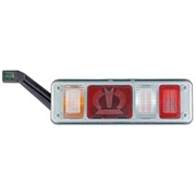 REAR COMBINATION LAMP, HYBRID, LEFT, W/S RUBBER ARM
